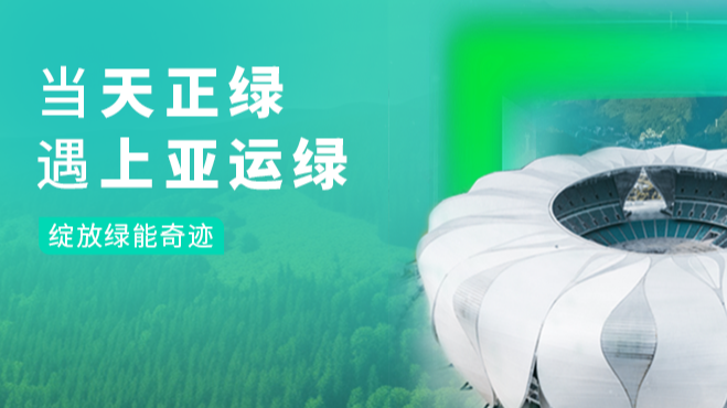 当pg电子在线模拟器绿，遇上亚运绿……